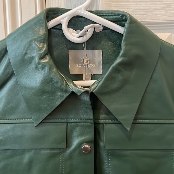 Soia & Kyo Rowen Leather Jacket size medium brand new - Picture 8 of 10